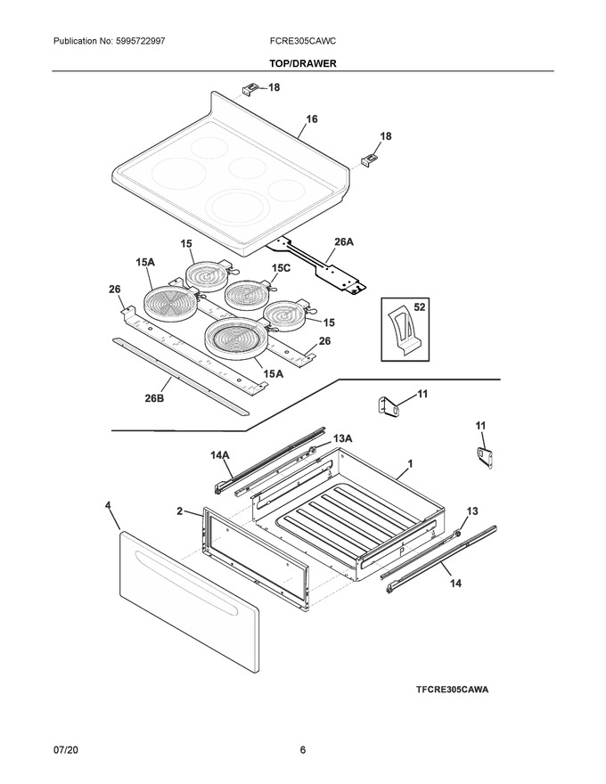 Diagram for FCRE305CAWC