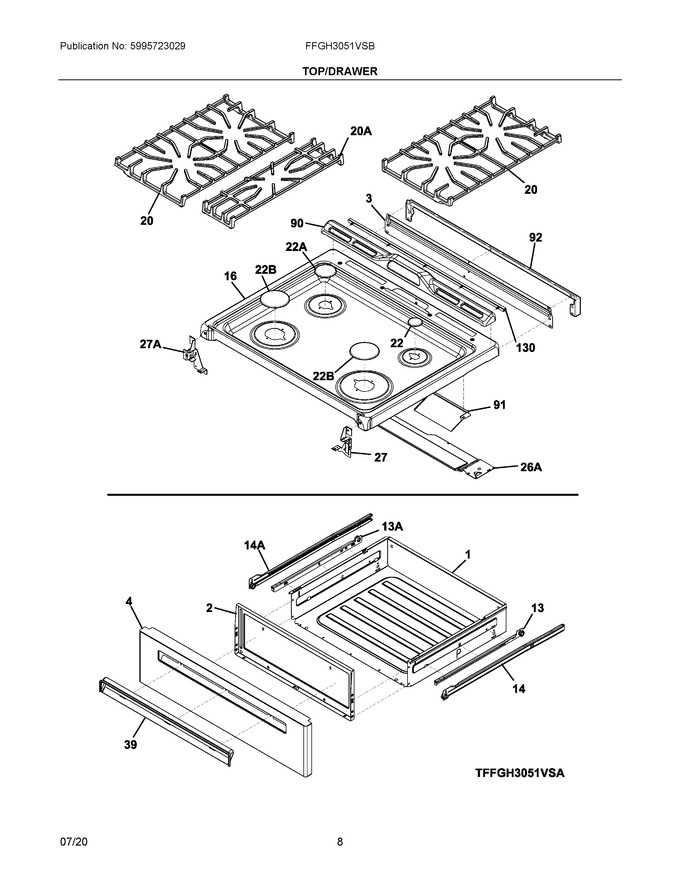 Diagram for FFGH3051VSB