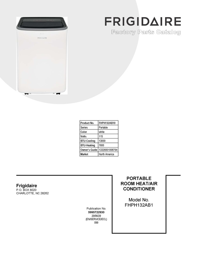 Diagram for FHPH132AB10