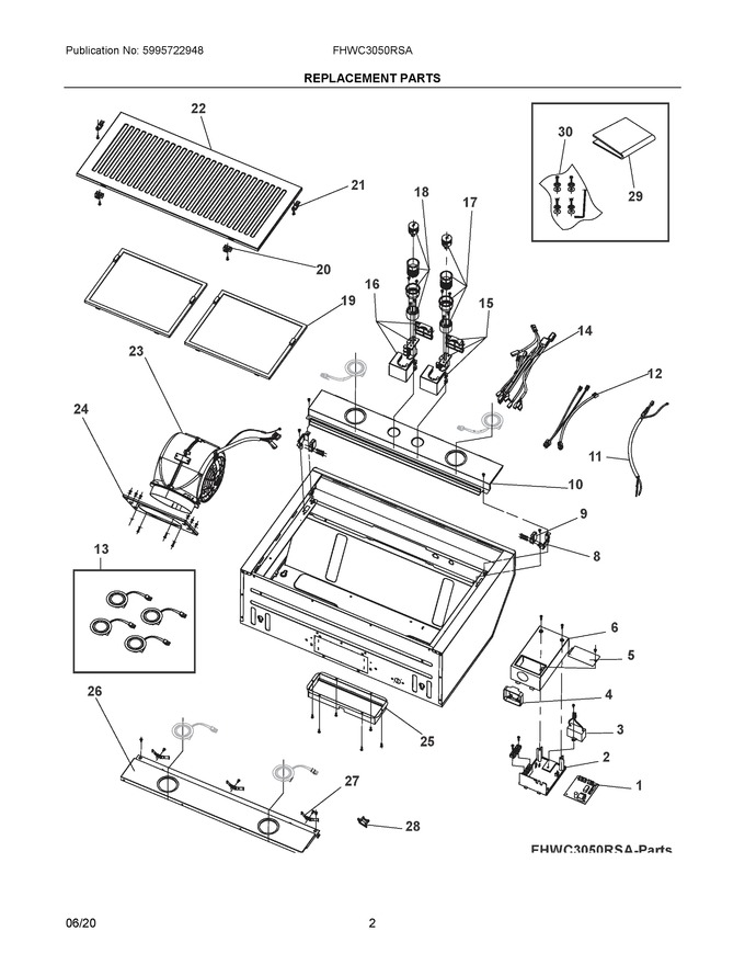 Diagram for FHWC3050RSA