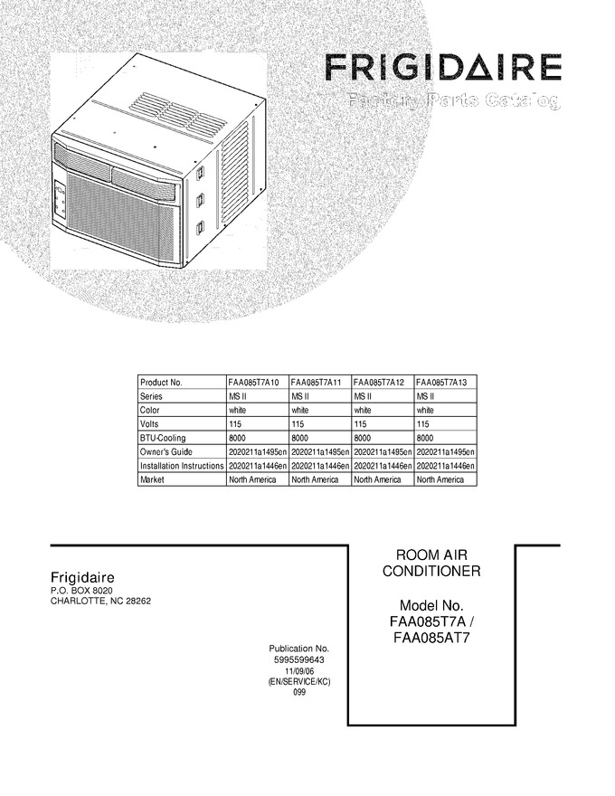Diagram for FAA085T7A13