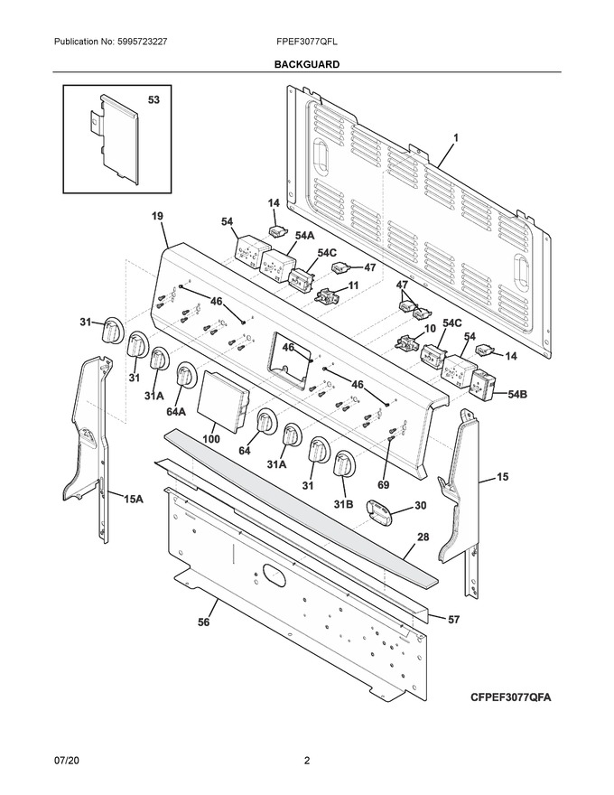Diagram for FPEF3077QFL