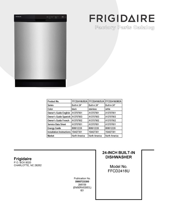 Diagram for FFCD2418UW2A