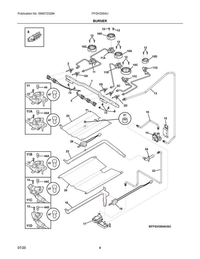 Diagram for FFGH3054UBB