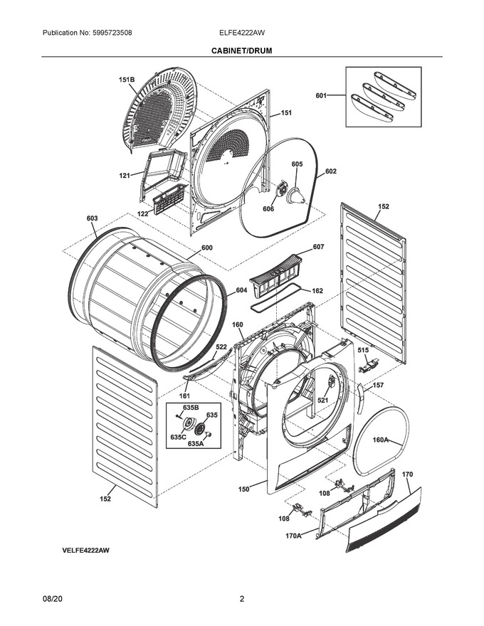 Diagram for ELFE4222AW