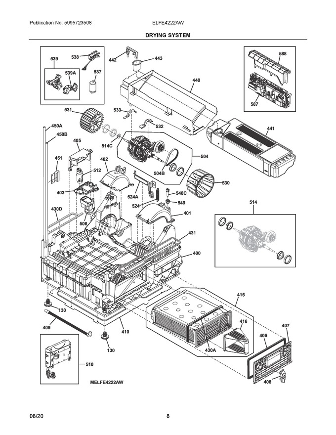 Diagram for ELFE4222AW