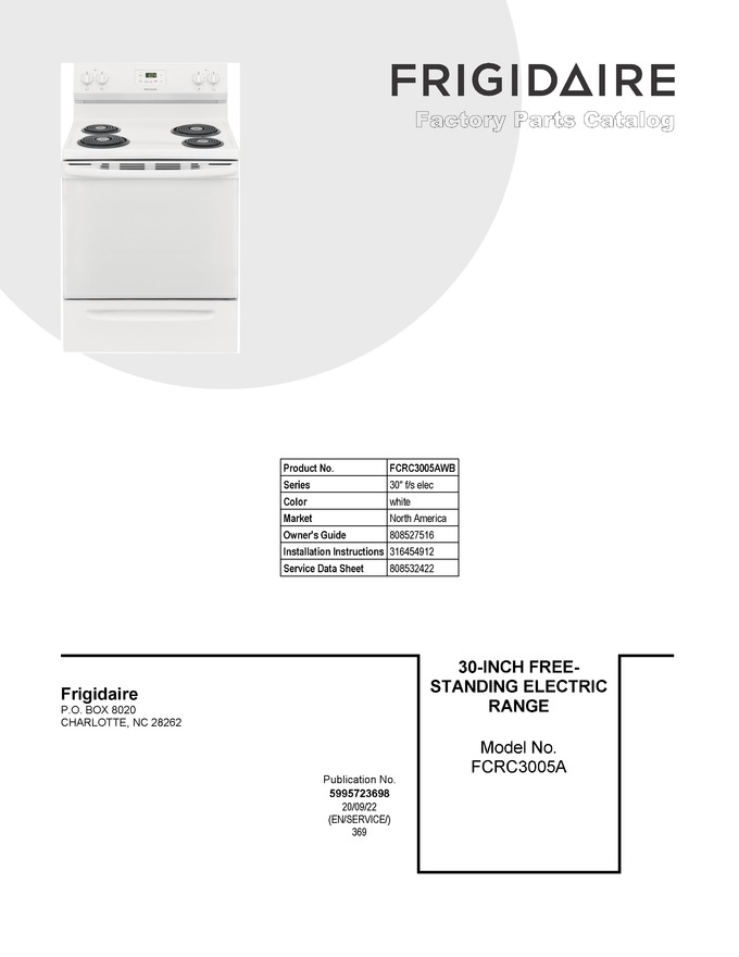 Diagram for FCRC3005AWB