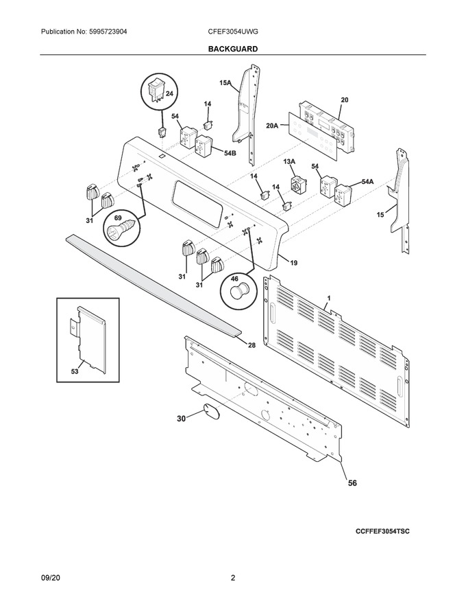 Diagram for CFEF3054UWG