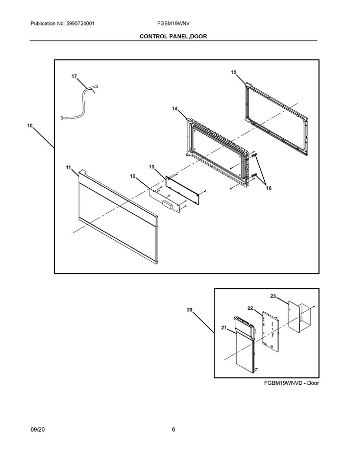 Diagram for FGBM19WNVFA
