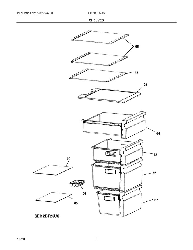Diagram for EI12BF25US