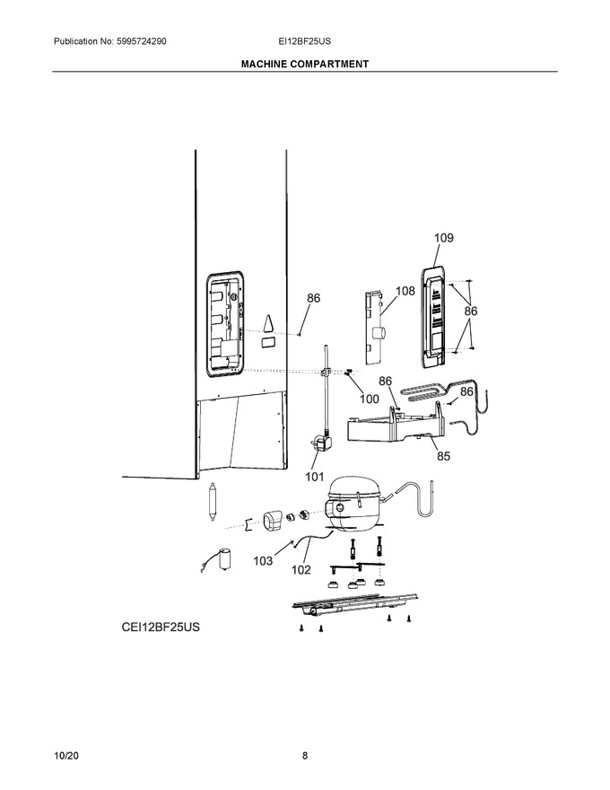 Diagram for EI12BF25US