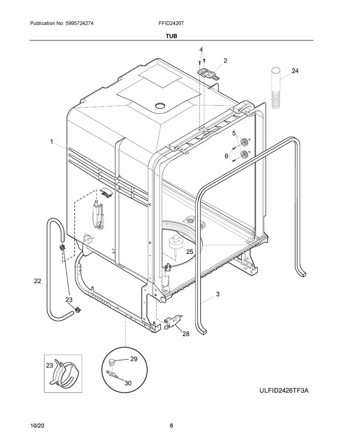 Diagram for FFID2426TS5A