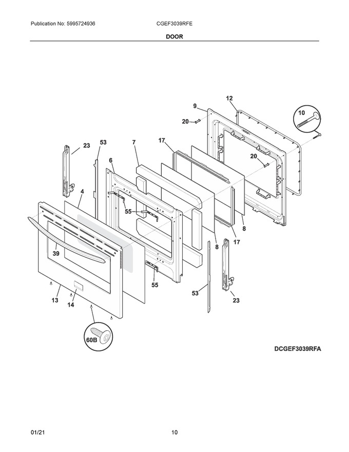 Diagram for CGEF3039RFE