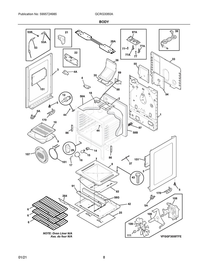 Diagram for GCRG3060AFC
