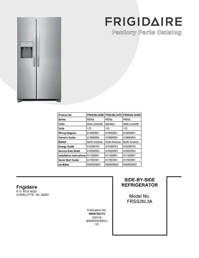 Diagram for FRSS26L3AB0