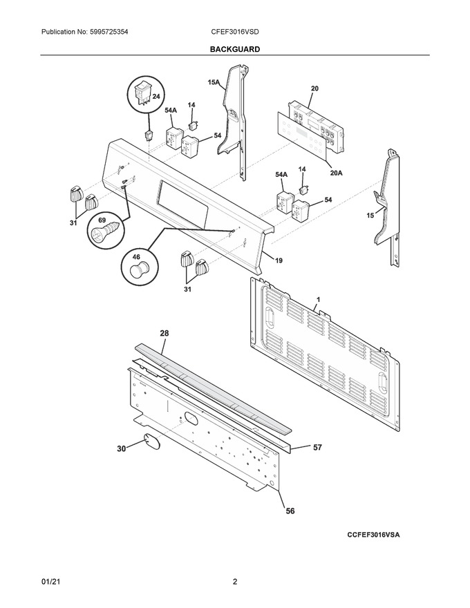 Diagram for CFEF3016VSD
