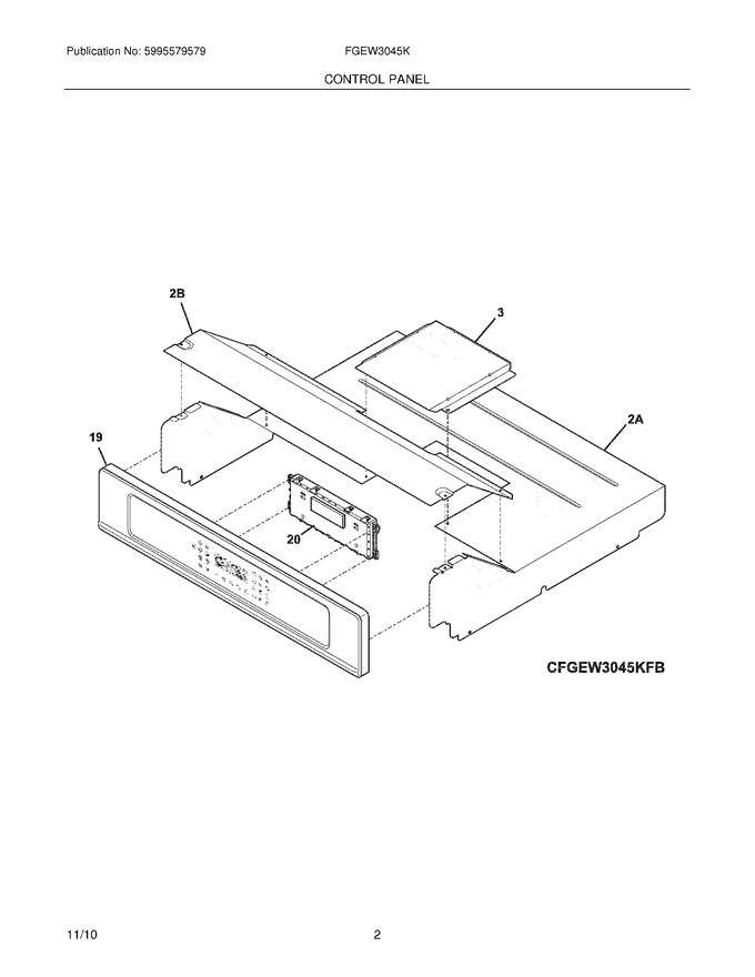 Diagram for FGEW3045KBB