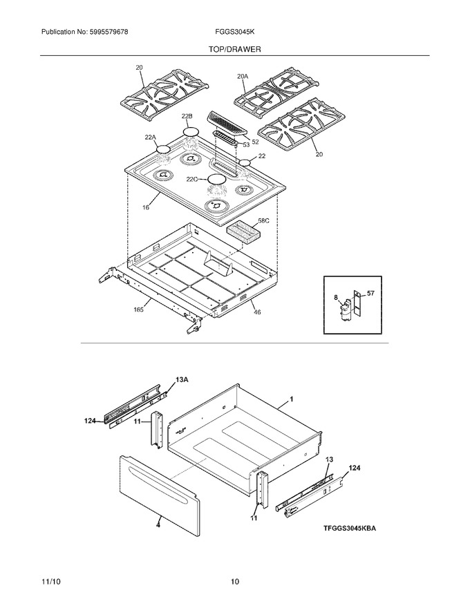 Diagram for FGGS3045KBB