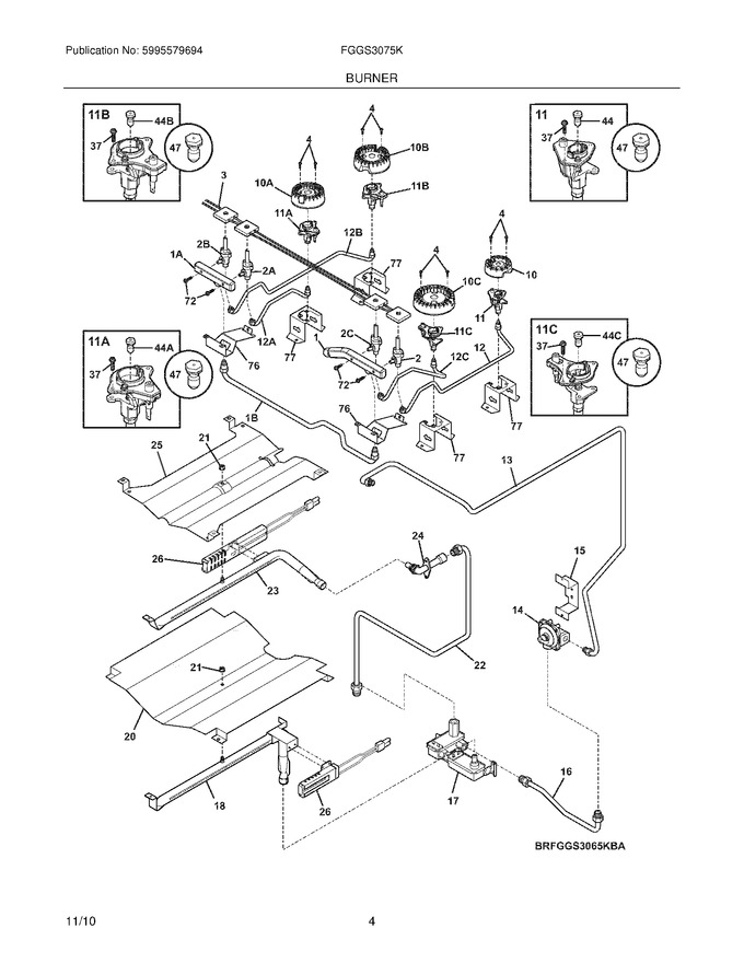 Diagram for FGGS3075KBD