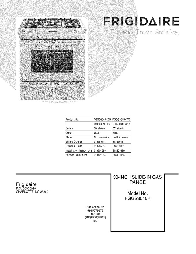 Diagram for FGGS3045KBB