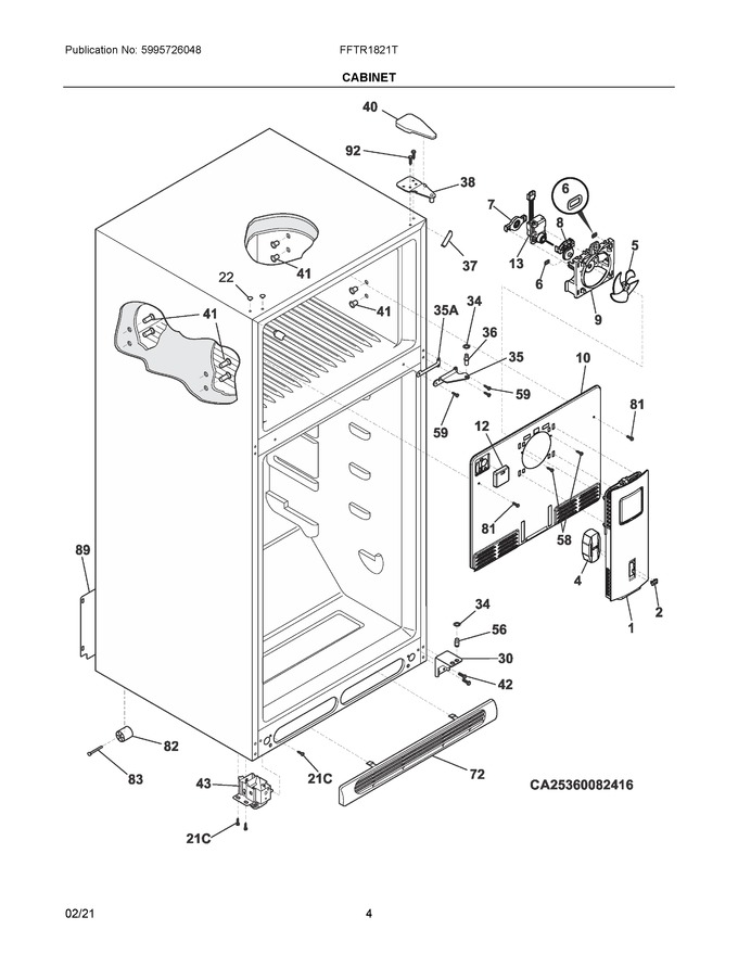 Diagram for FFTR1821TDB