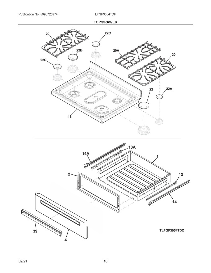 Diagram for LFGF3054TDF