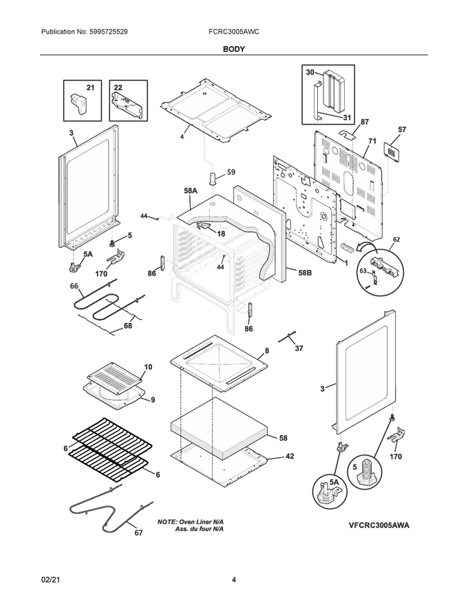 Diagram for FCRC3005AWC