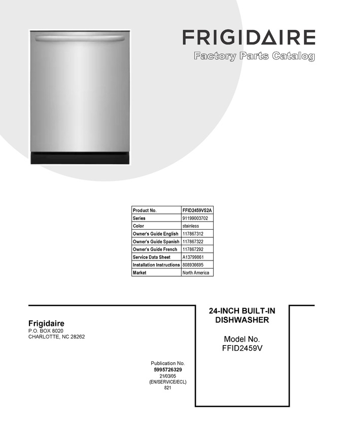 Diagram for FFID2459VS2A