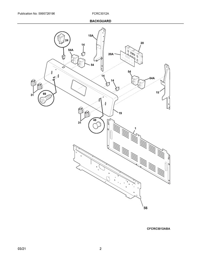 Diagram for FCRC3012AWD