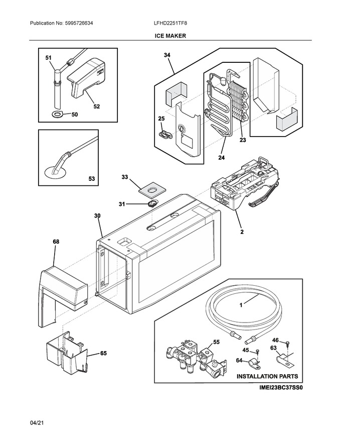 Diagram for LFHD2251TF8