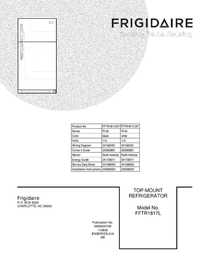 Diagram for FFTR1817LB7