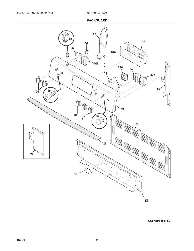 Diagram for CFEF3054UWK