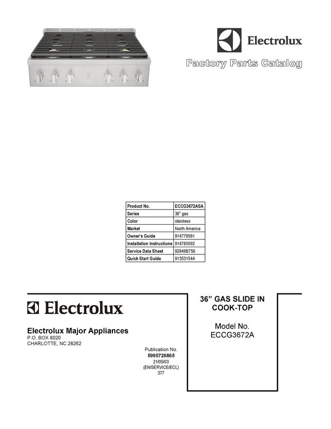 Diagram for ECCG3672ASA