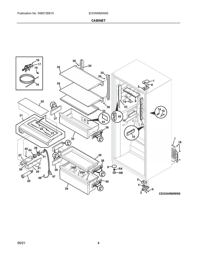 Diagram for EI33AR80WS0
