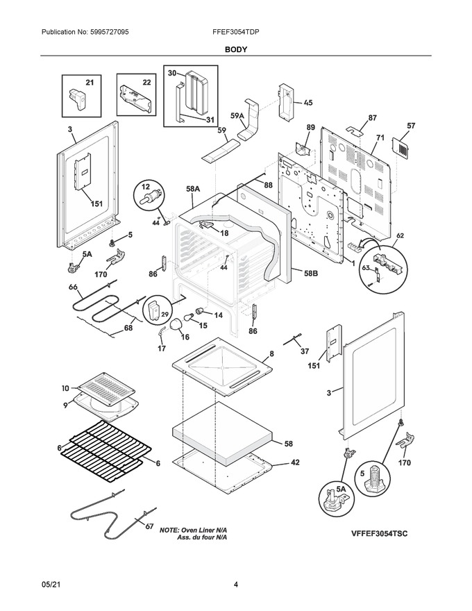 Diagram for FFEF3054TDP