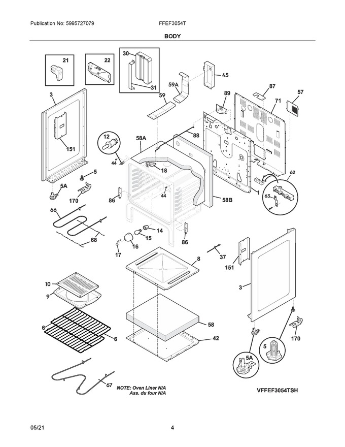 Diagram for FFEF3054TBR