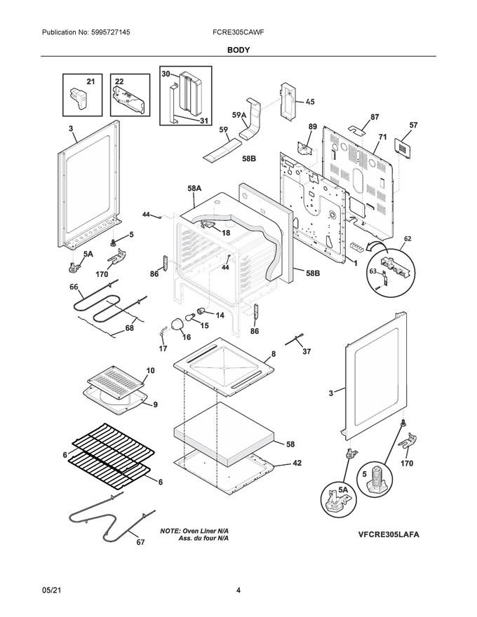 Diagram for FCRE305CAWF