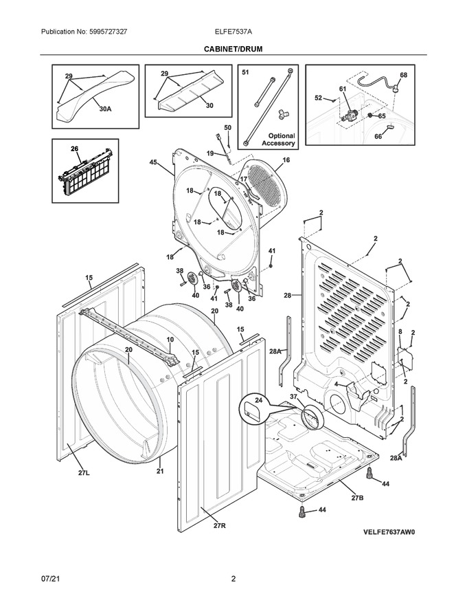 Diagram for ELFE7537AW0