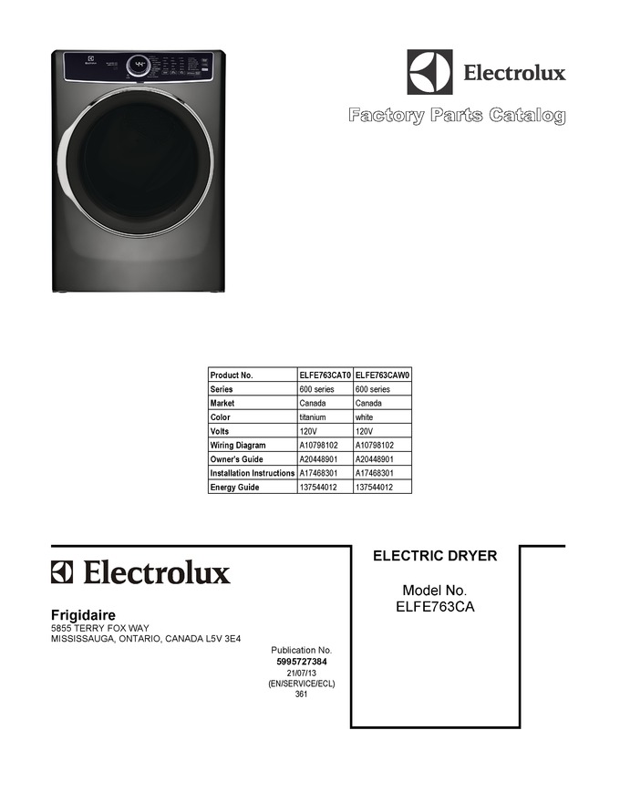 Diagram for ELFE763CAT0