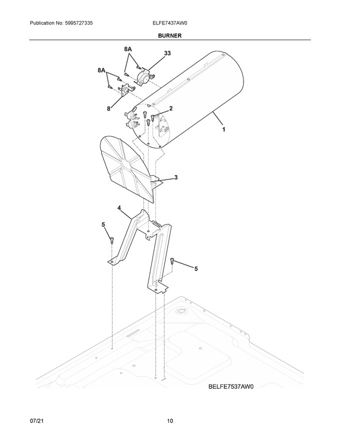Diagram for ELFE7437AW0