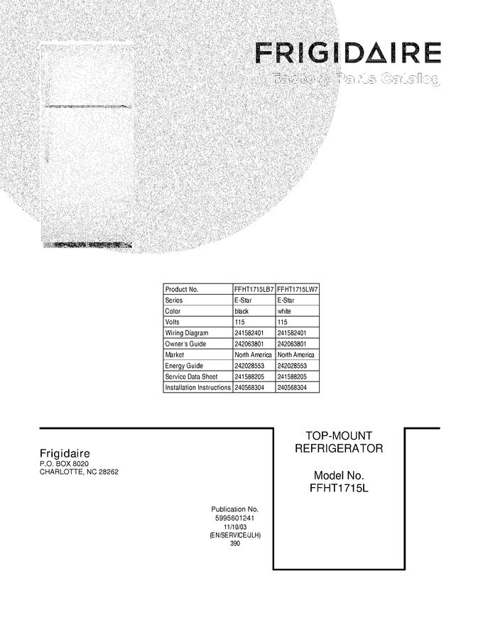 Diagram for FFHT1715LB7