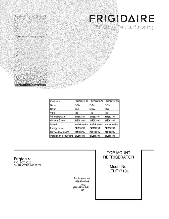 Diagram for LFHT1713LW6