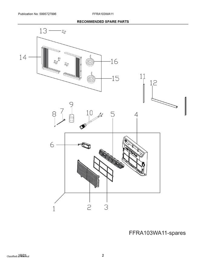 Diagram for FFRA103WA11