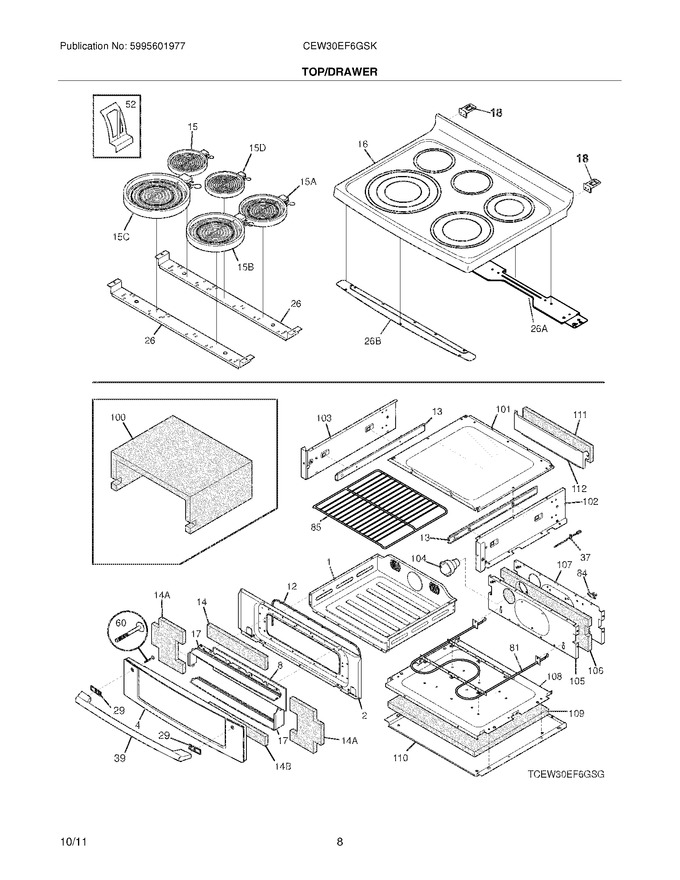 Diagram for CEW30EF6GSK