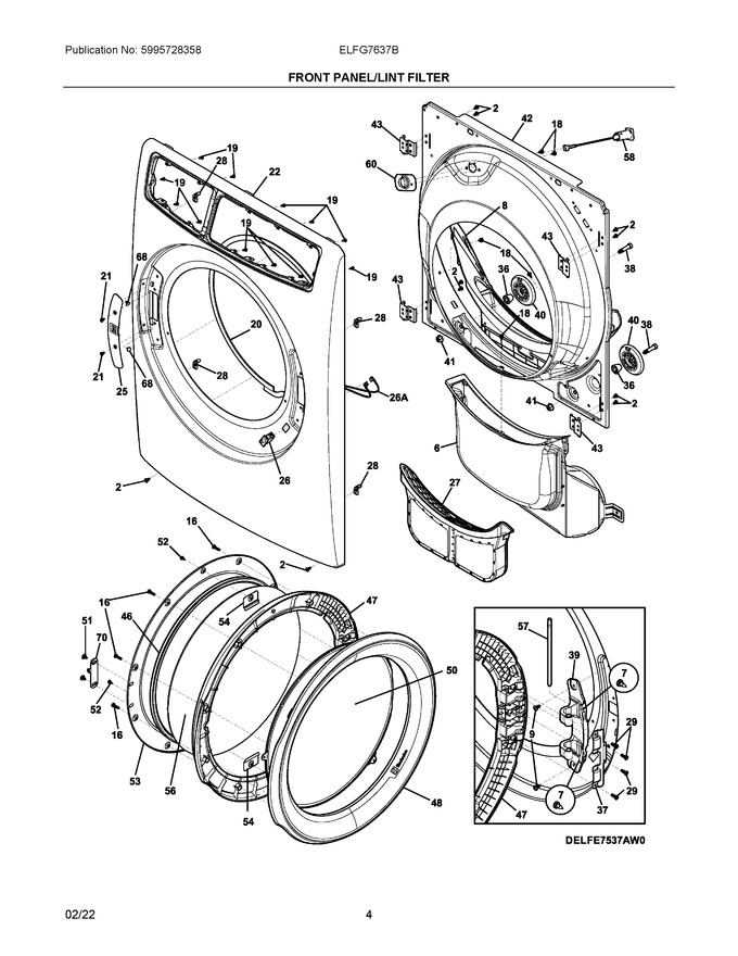Diagram for ELFG7637BT0