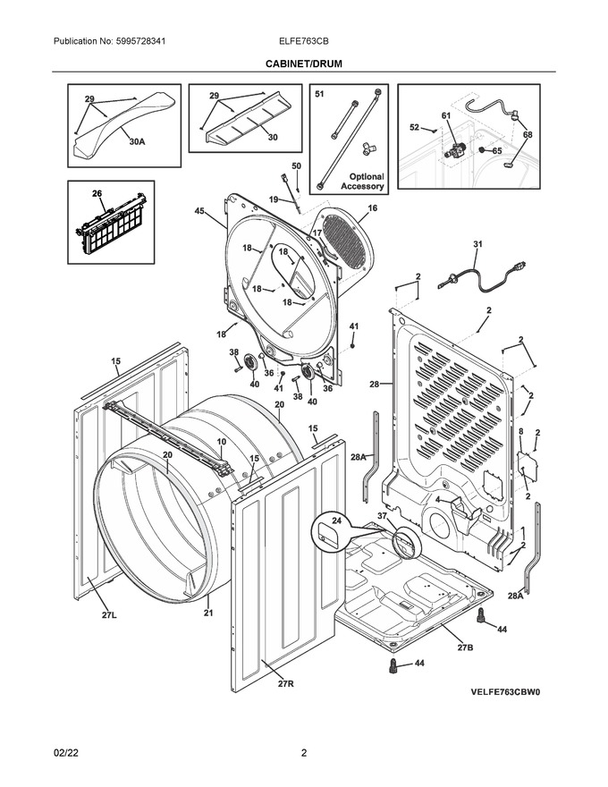 Diagram for ELFE763CBW0