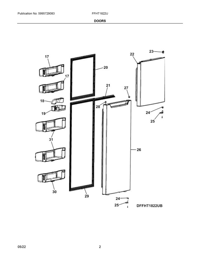 Diagram for FFHT1822UB