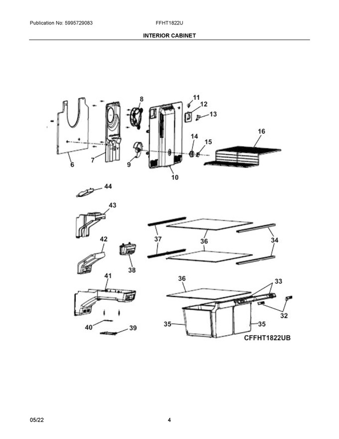 Diagram for FFHT1822UW