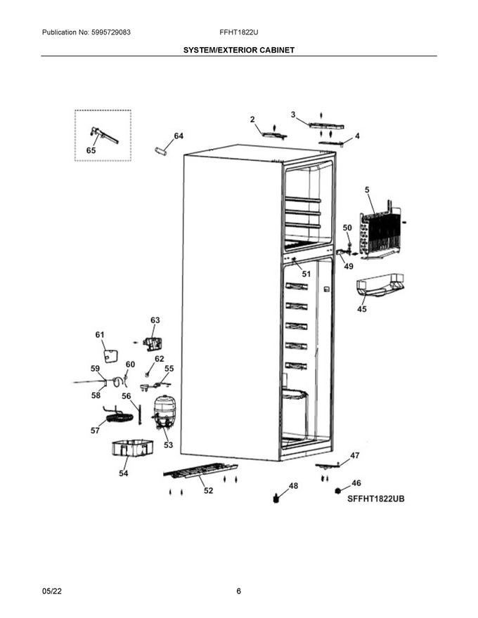Diagram for FFHT1822UW