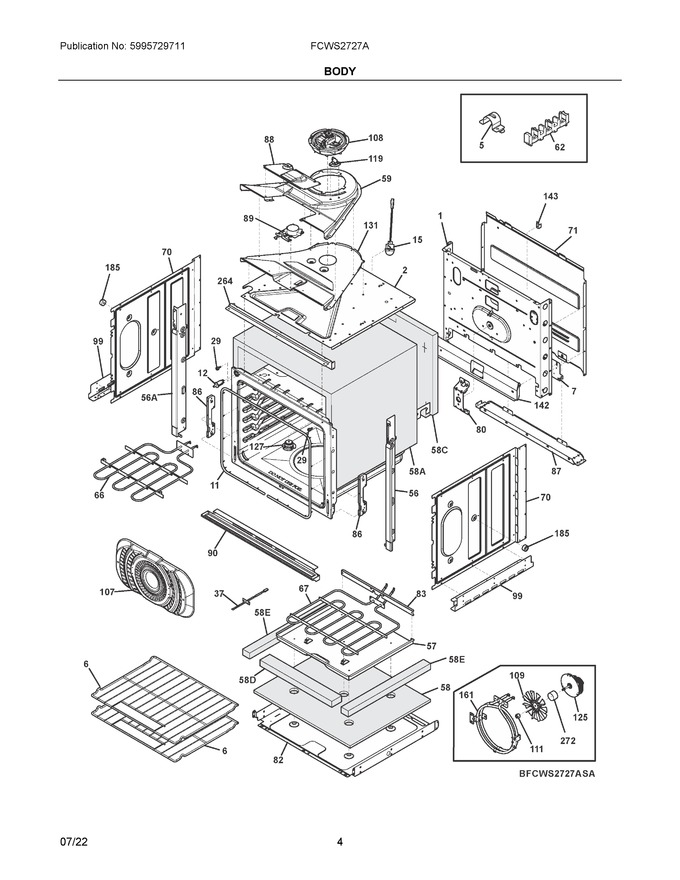 Diagram for FCWS2727ABA